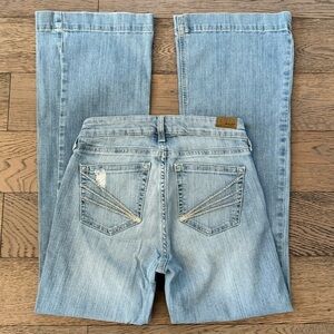 Ariat Denim High Rise Distressed Slim Trouser Jeans